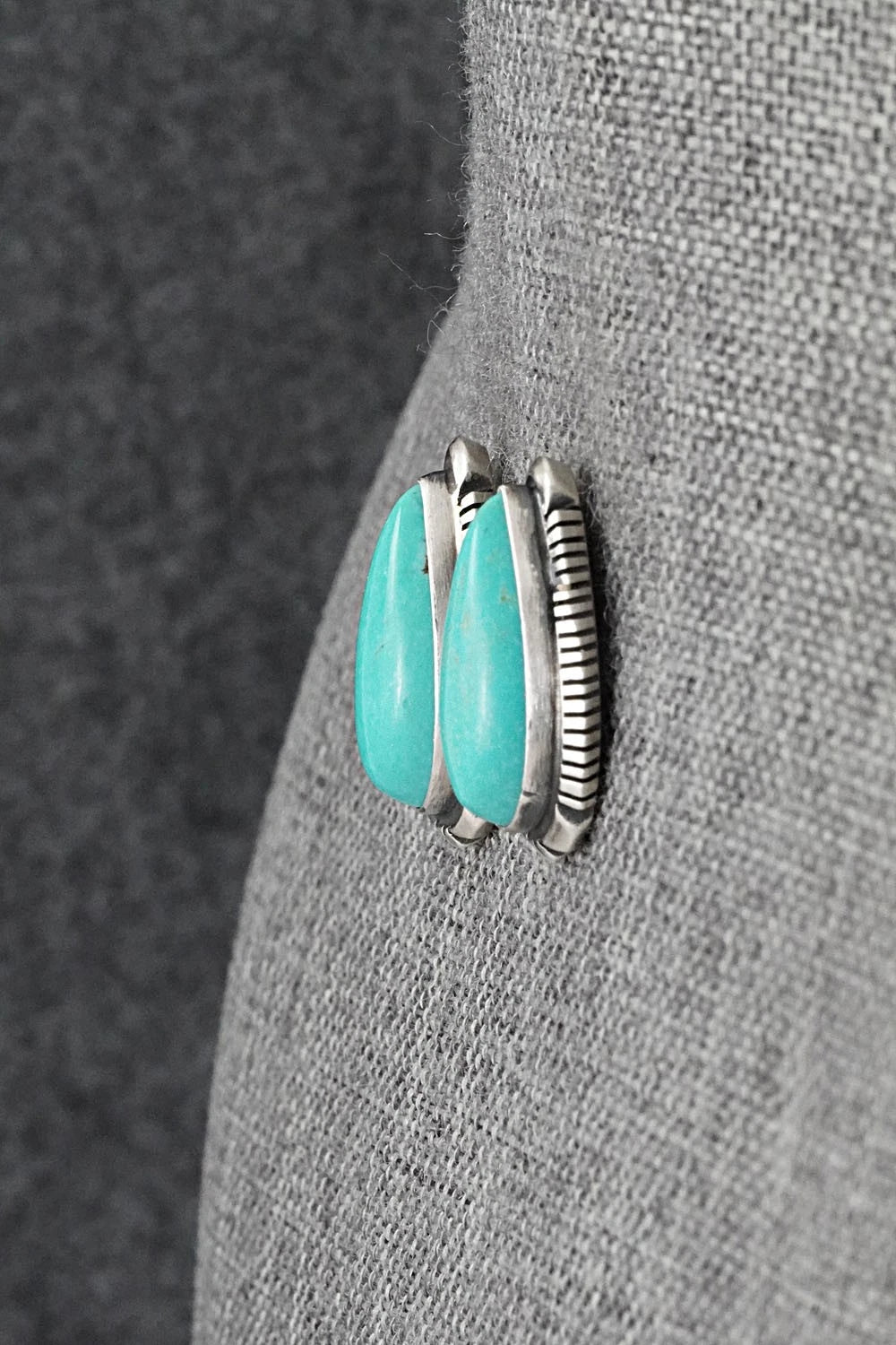 Turquoise & Sterling Silver Earrings - Thomas Francisco
