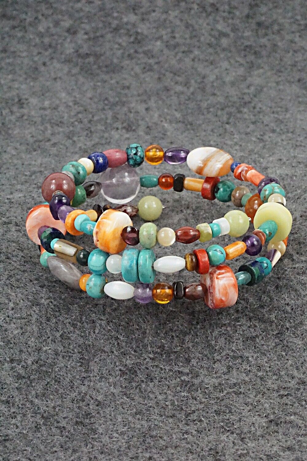 Multi-Stone Beaded Bracelet - Helen Tsosie