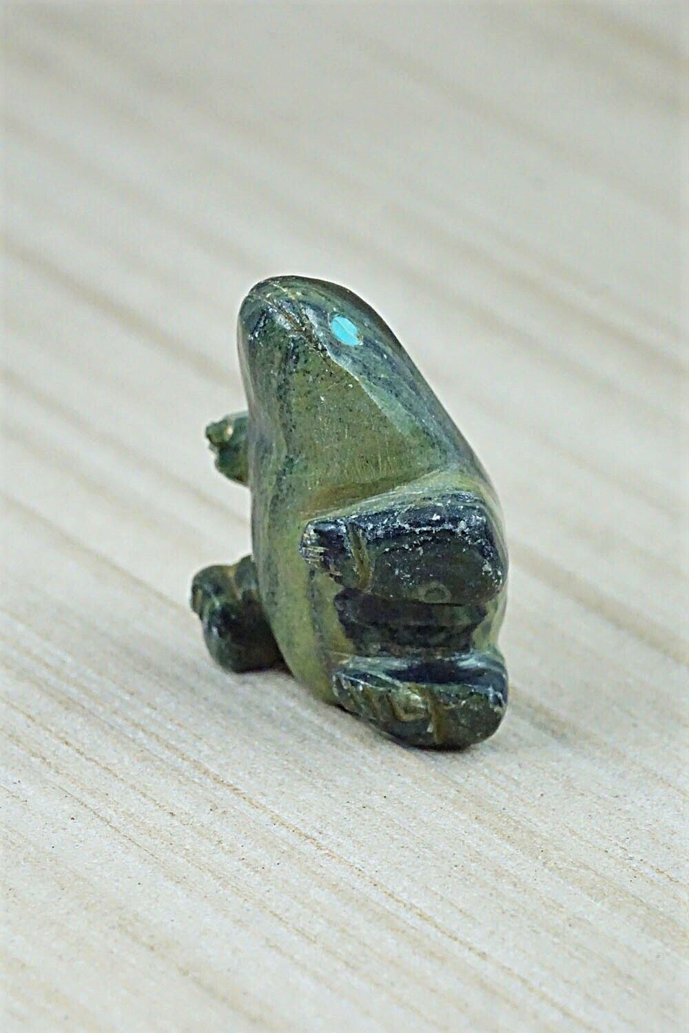 Frog Zuni Fetish Carving - Marcus Yuselaw