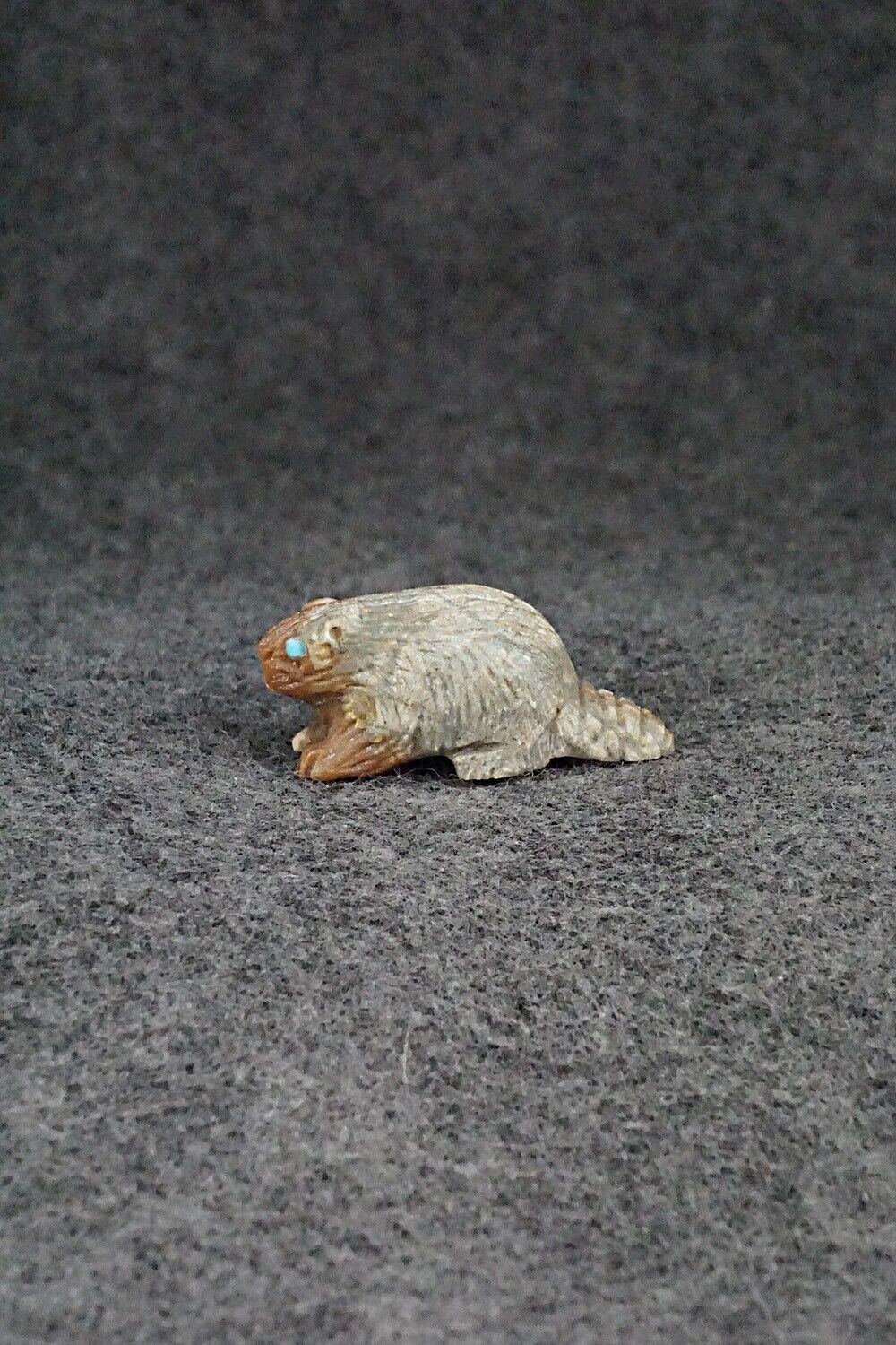 Beaver Zuni Fetish Carving - Lindsey Cheama