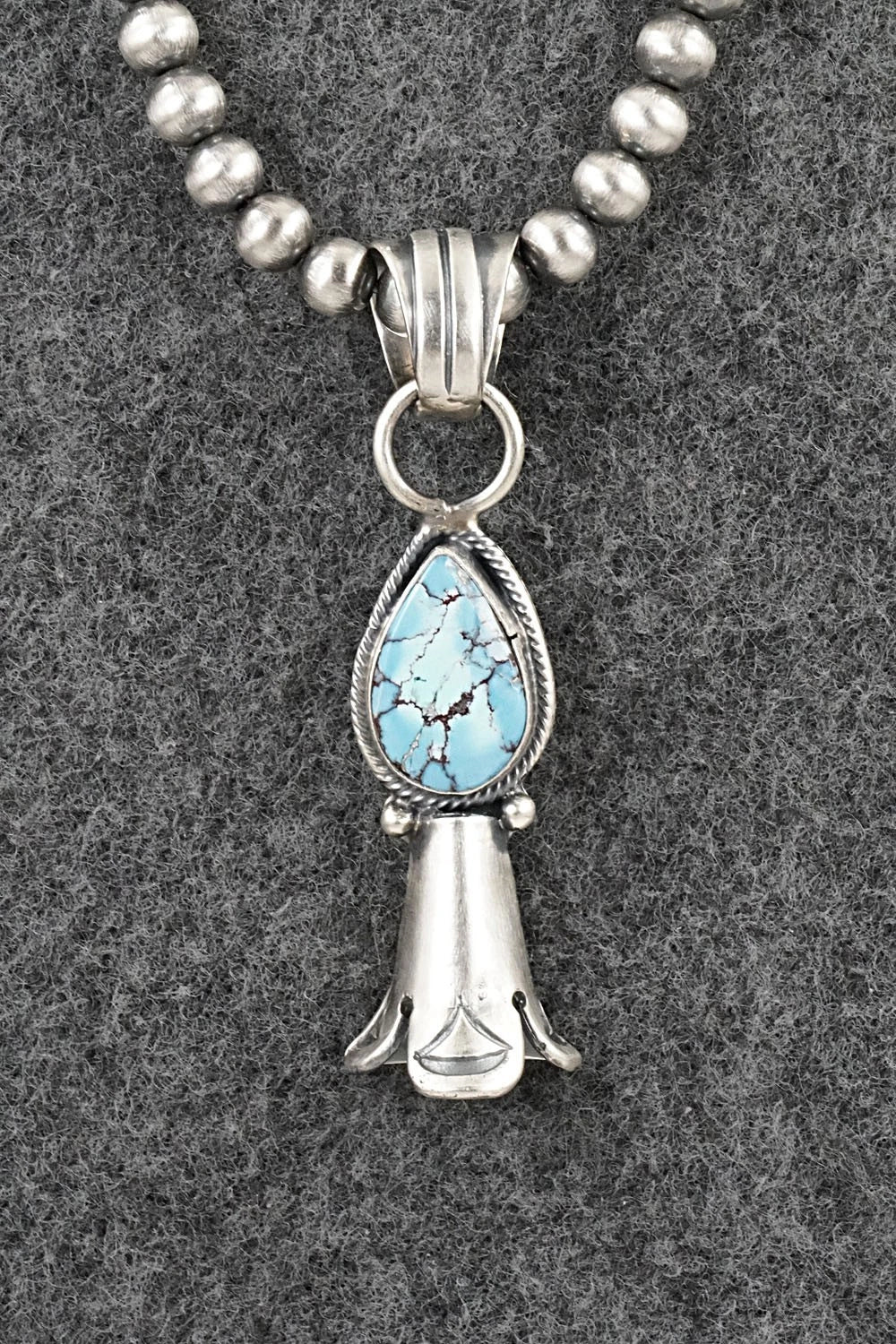 Turquoise & Sterling Silver Necklace - Sharon McCarthy