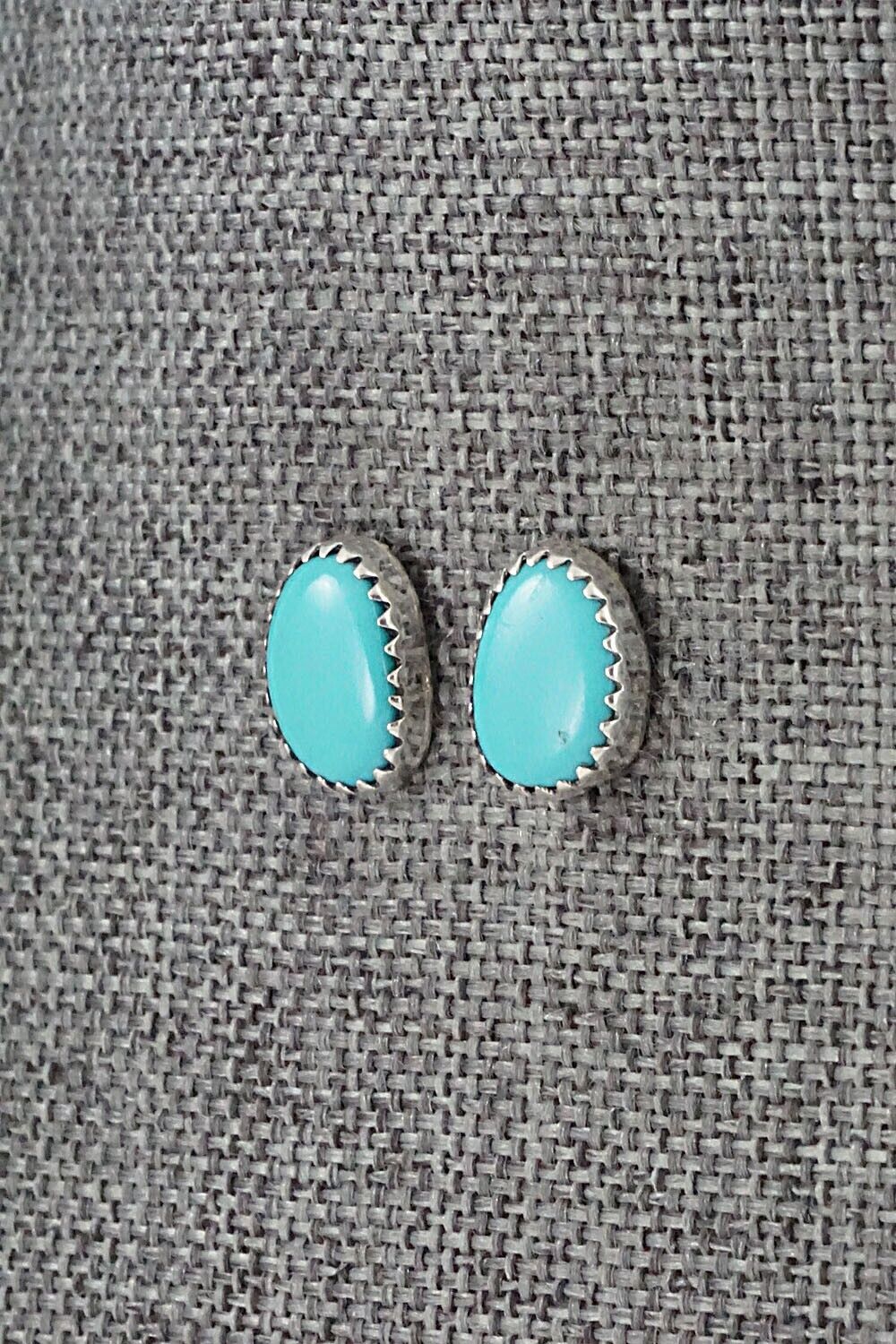 Turquoise & Sterling Silver Earrings - Annie Spencer
