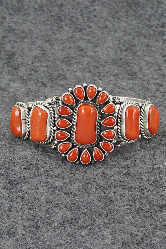 Coral & Sterling Silver Bracelet - Derrick Gordon
