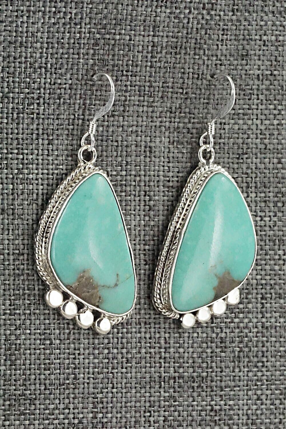 Turquoise & Sterling Silver Earrings - Sharon McCarthy