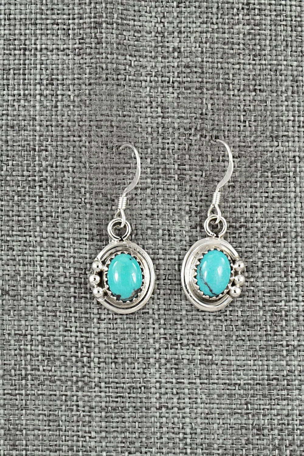 Turquoise & Sterling Silver Earrings - Rita Largo