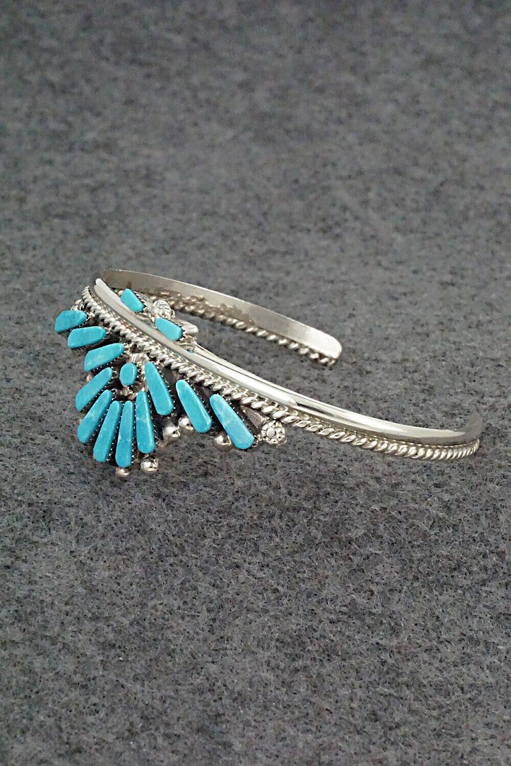 Turquoise & Sterling Silver Bracelet - Carlene Hattie