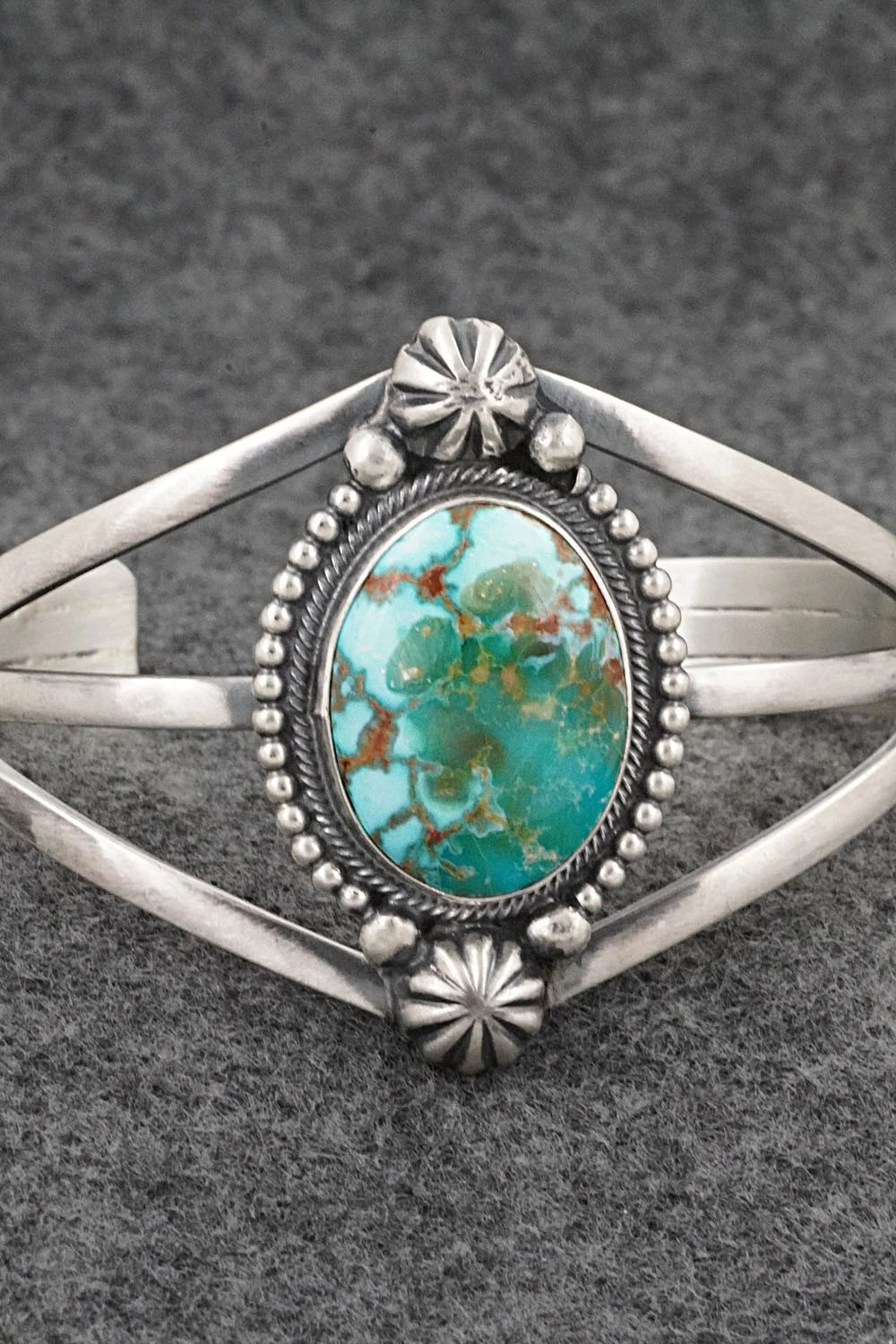 Turquoise & Sterling Silver Bracelet - Darrin Livingston