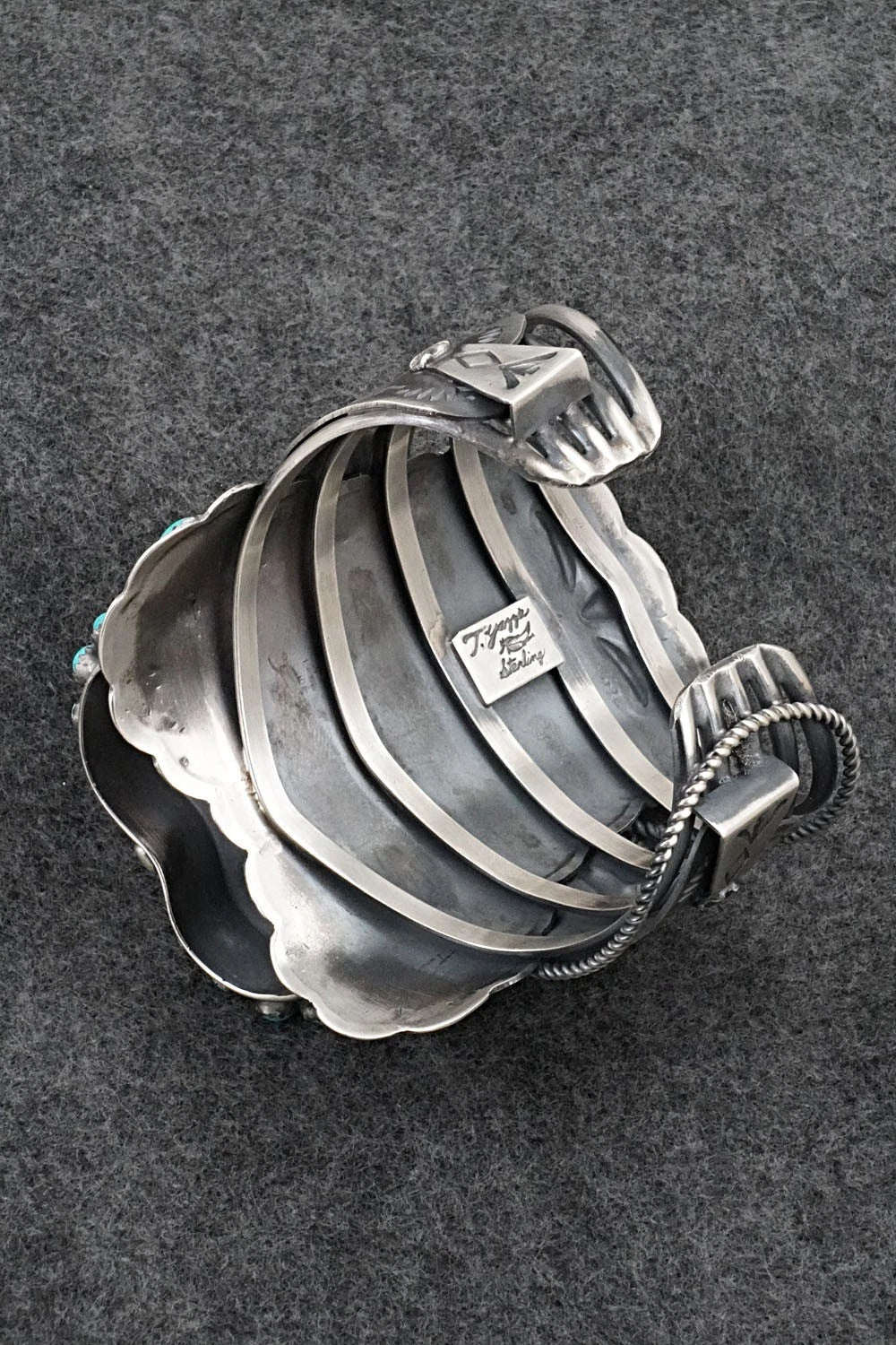 Turquoise & Sterling Silver Bracelet - Tim Yazzie