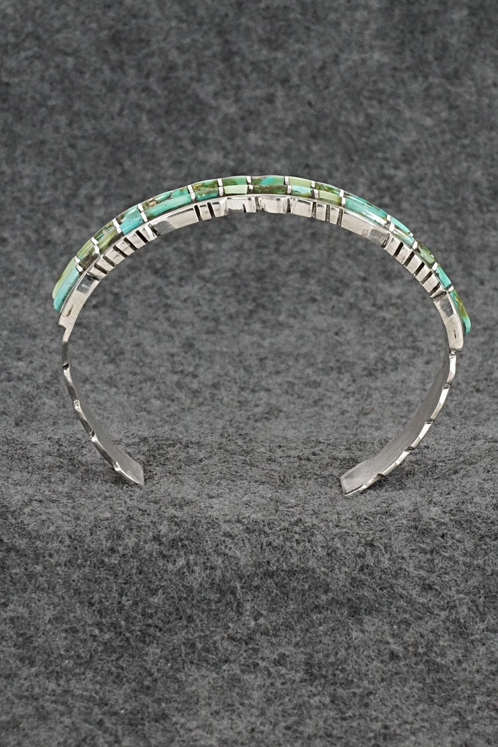 Turquoise & Sterling Silver Bracelet - Sheldon Lalio