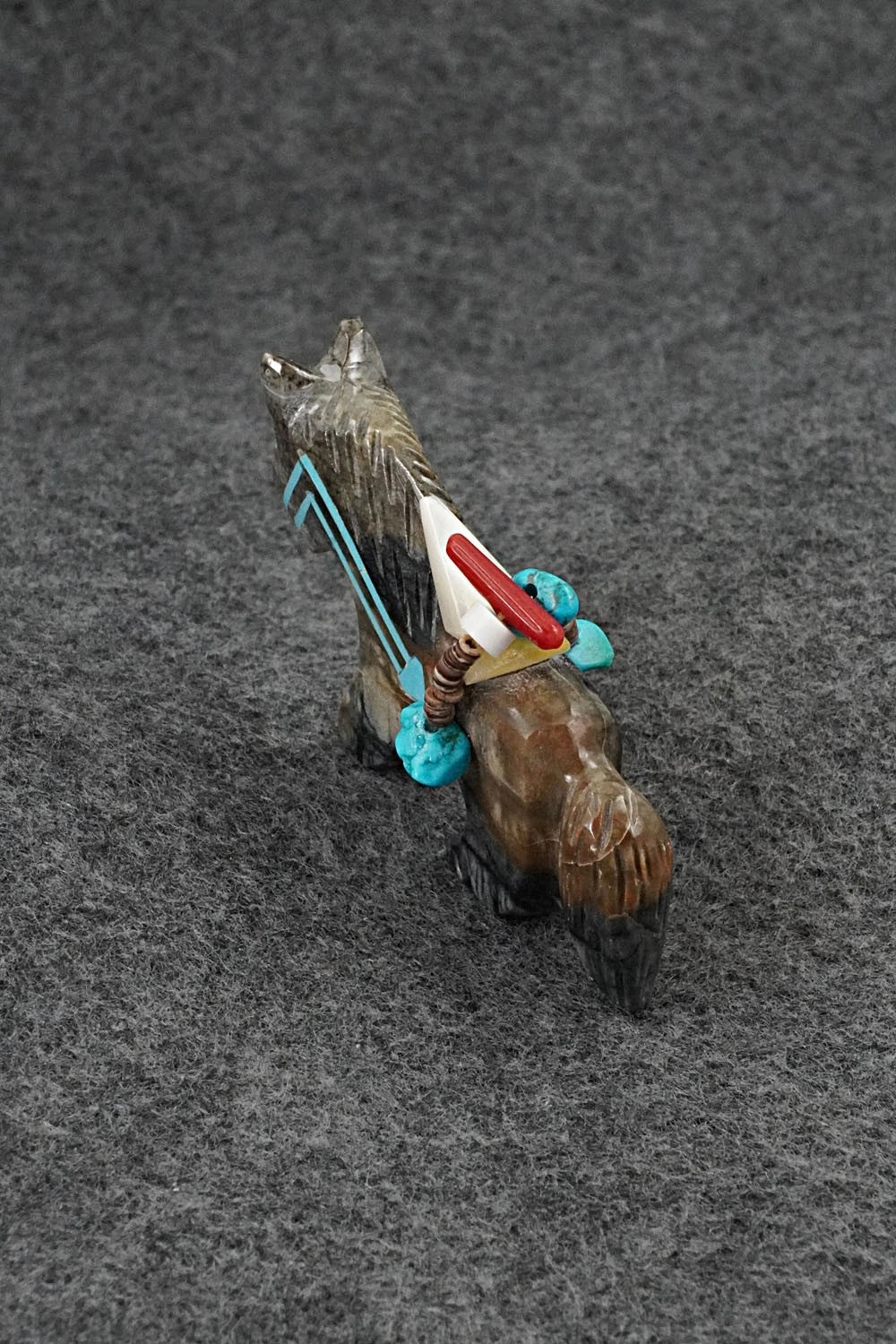 Horse Zuni Fetish Carving - Rodney Laiwakete