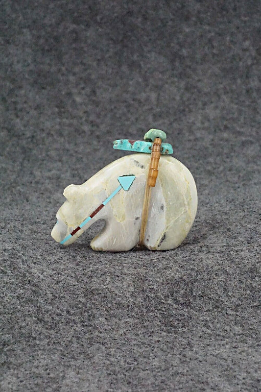Bear Zuni Fetish Carving - Donavan Laiwakete