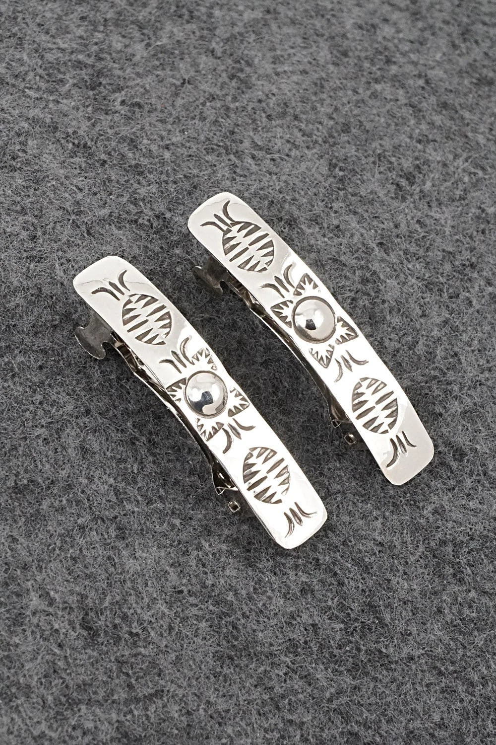 Sterling Silver Barrettes - Bertha Begay