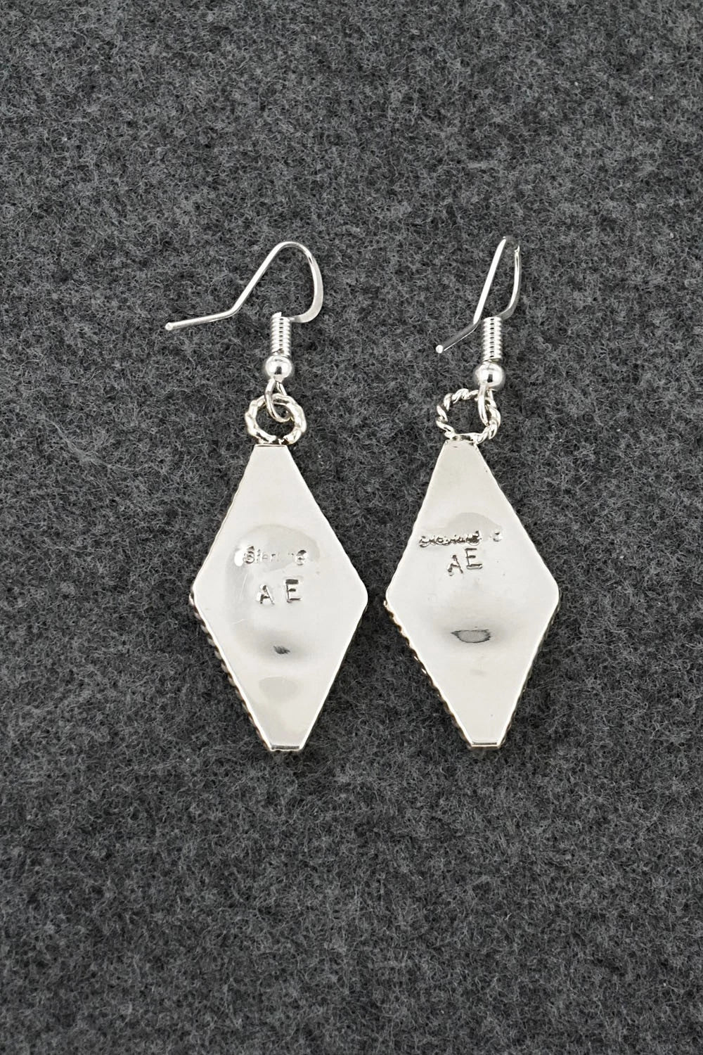 Turquoise & Sterling Silver Earrings - Andrew Enrico