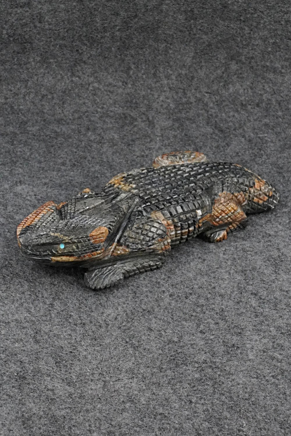 Horned Toad Zuni Fetish Carving - Tony Mackel