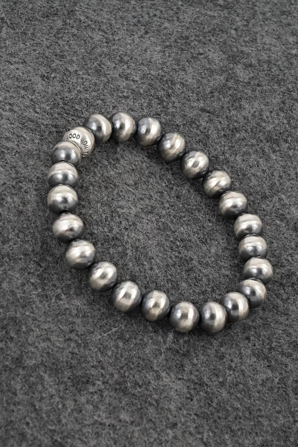 Sterling Silver Navajo Pearl Bracelet - Bryannen Halwood