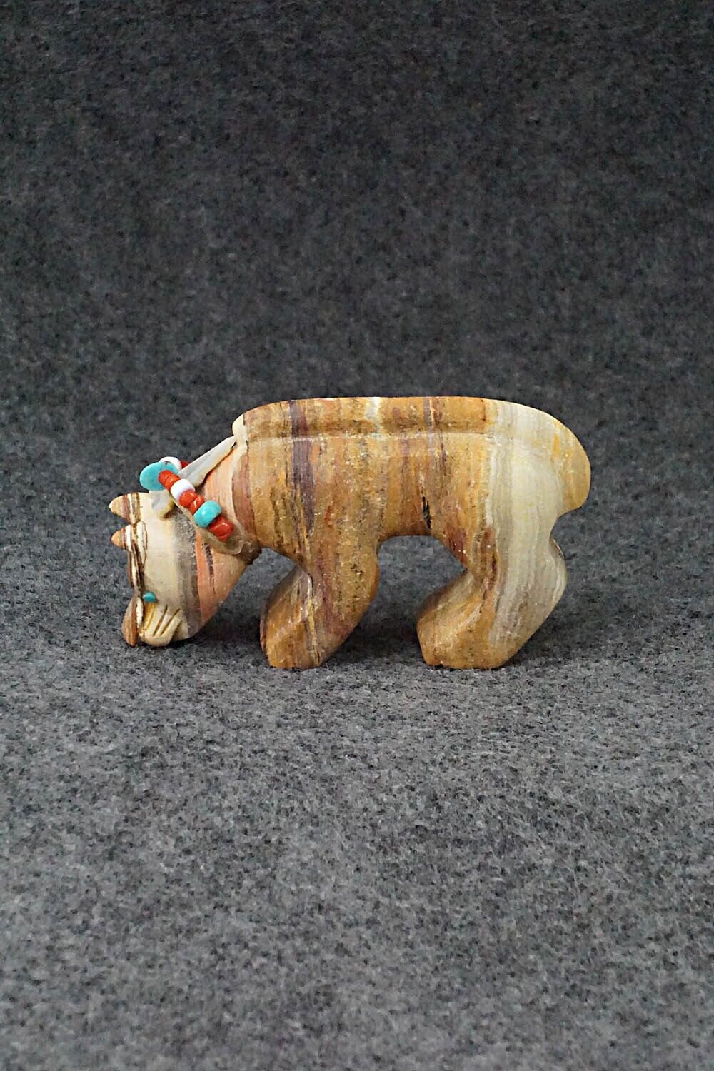 Mountain Lion Zuni Fetish Carving - Douglas Martza