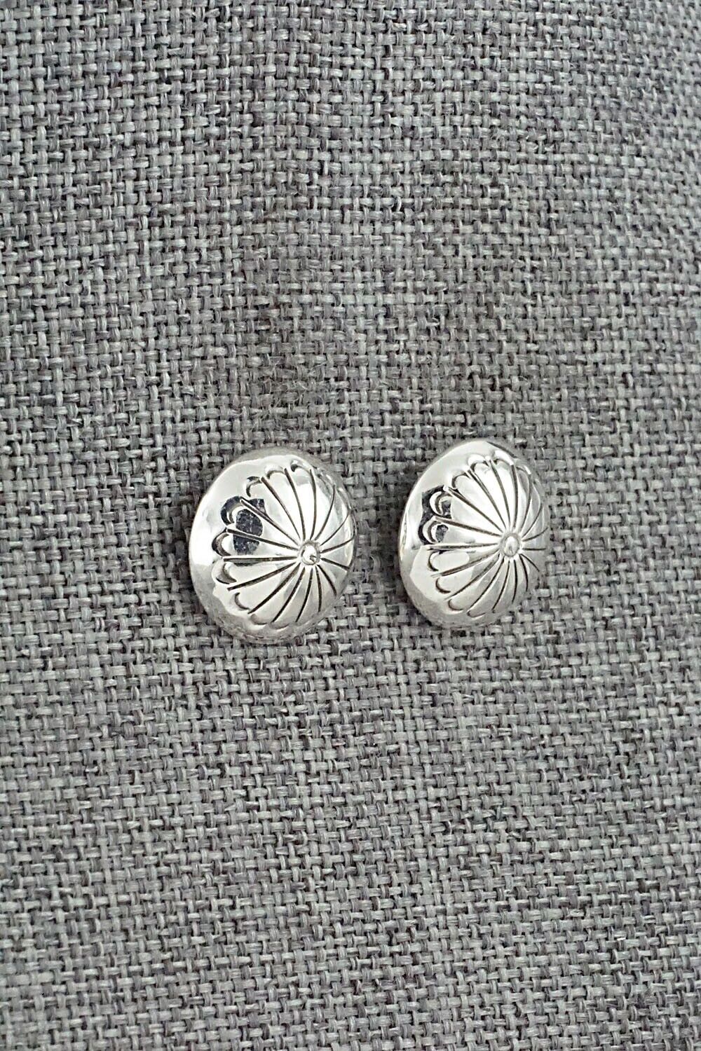 Sterling Silver Earrings - Marie Yazzie