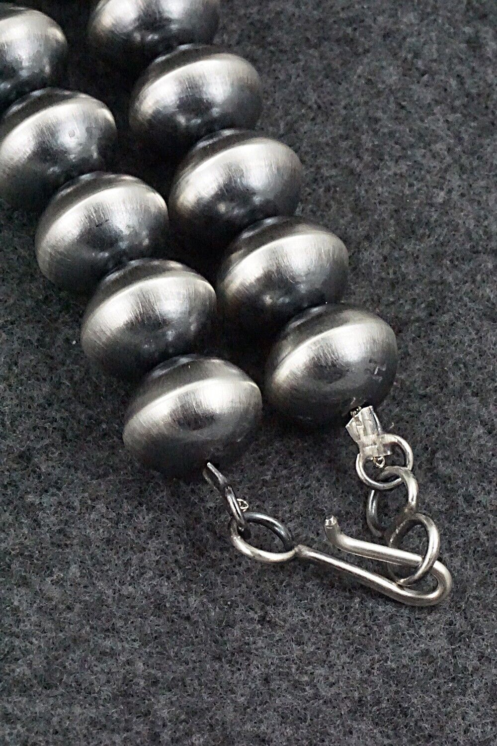 Sterling Silver Navajo Pearl Necklace 19" - Tonisha Haley