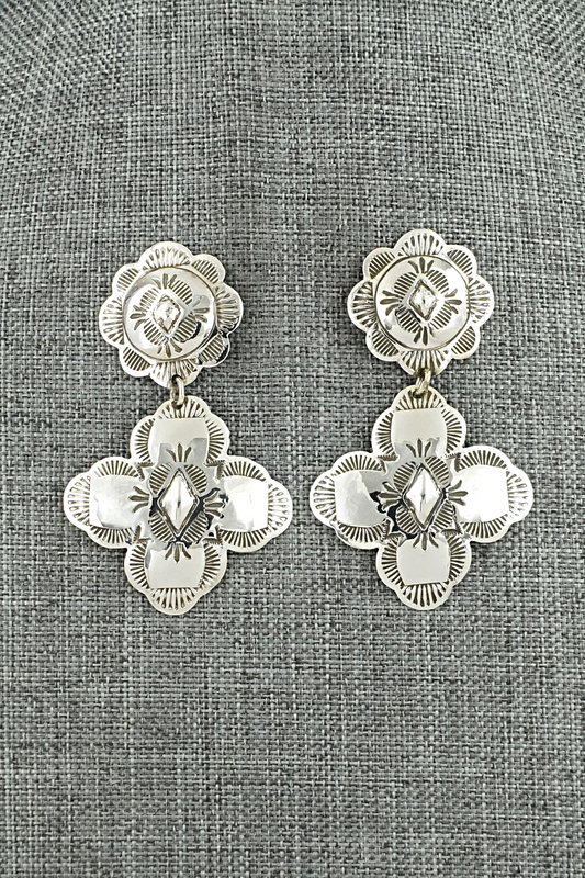 Sterling Silver Earrings - Bertha Begay