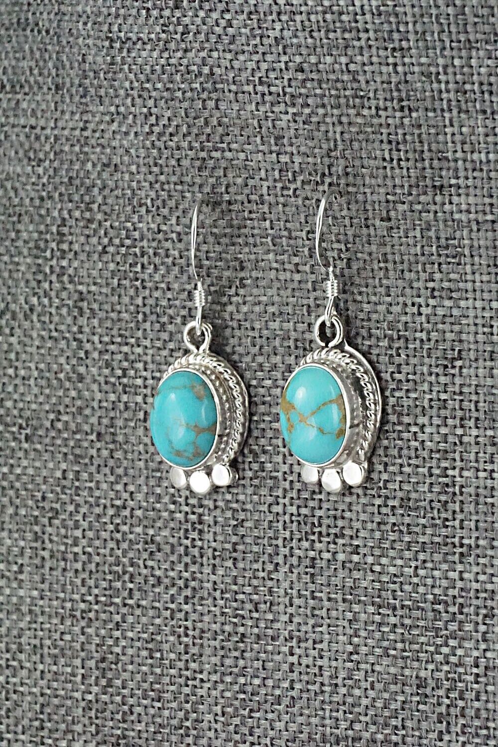 Turquoise and Sterling Silver Earrings - Sharon McCarthy