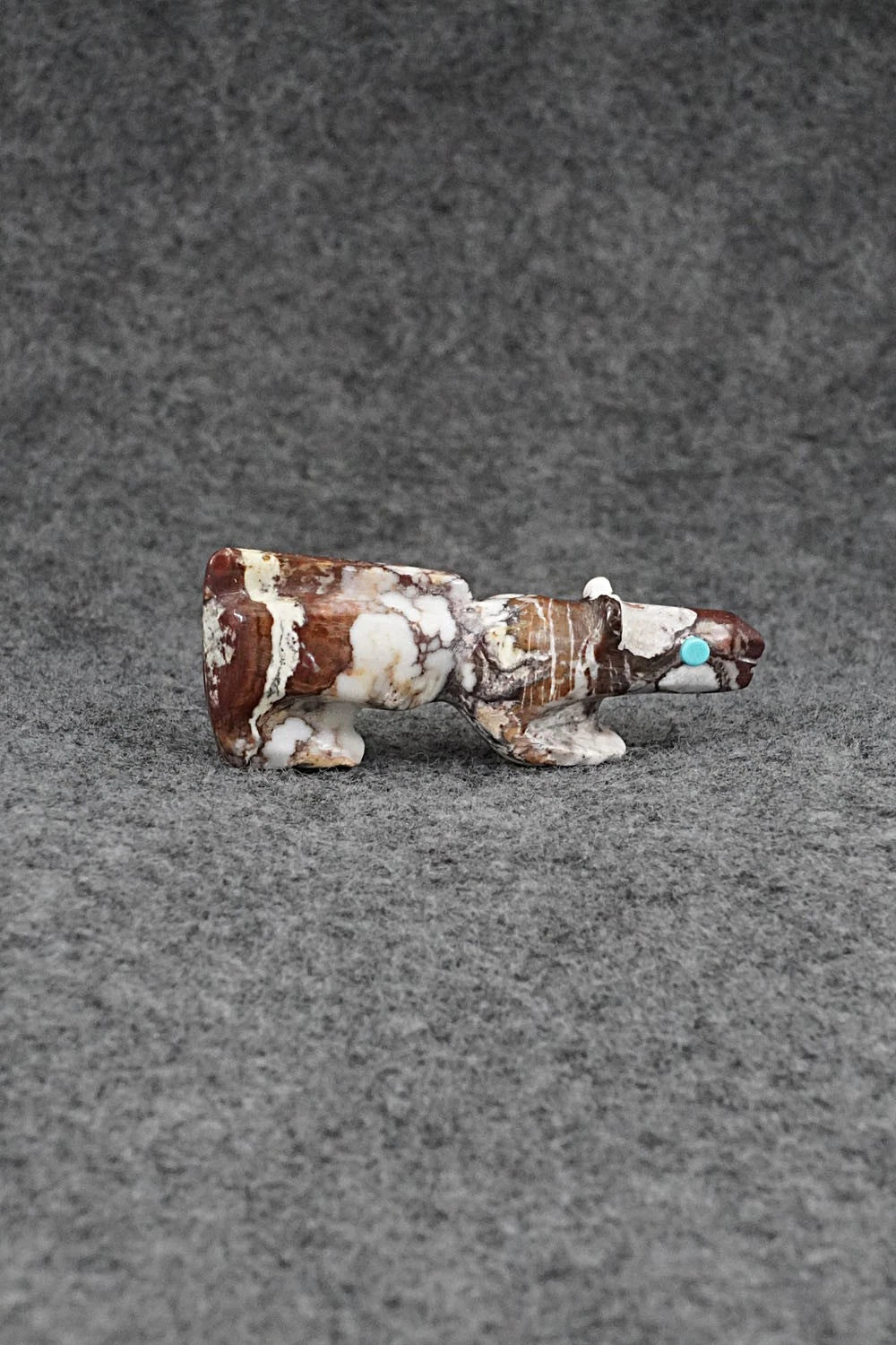 Mountain Lion Zuni Fetish Carving - Ronnie Lunasee
