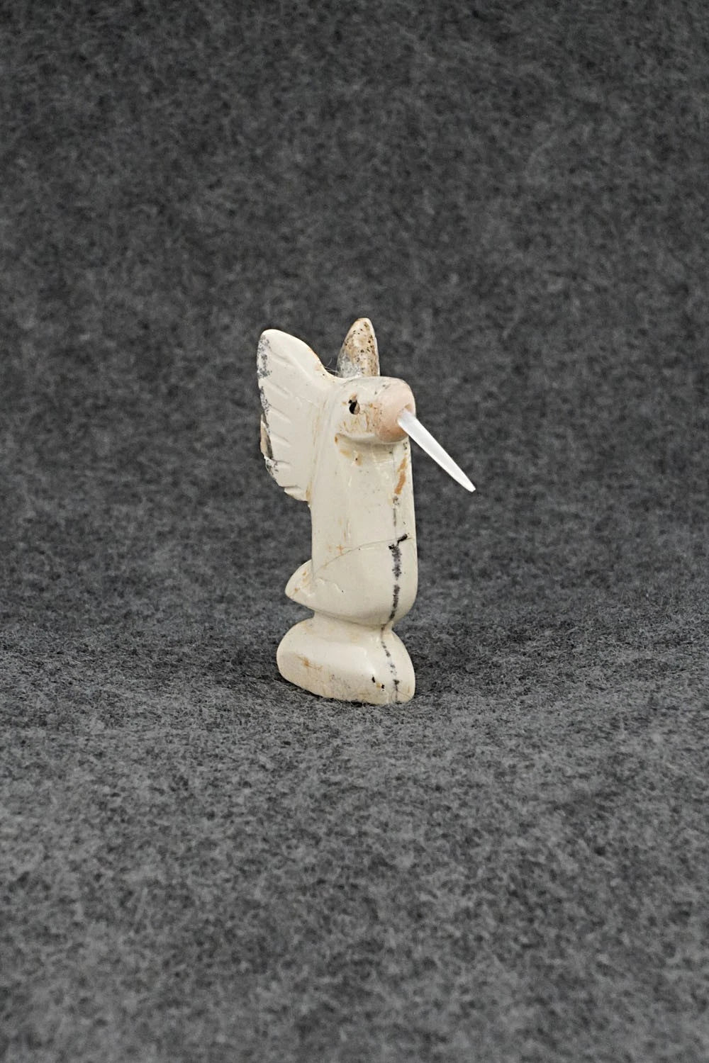 Hummingbird Zuni Fetish Carving - Justin Red Elk