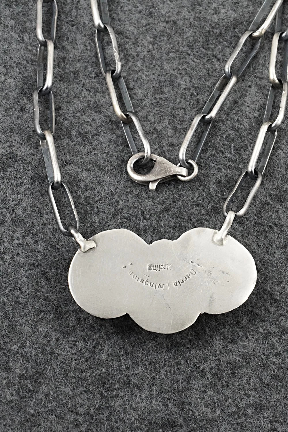 Turquoise & Sterling Silver Necklace - Darrin Livingston