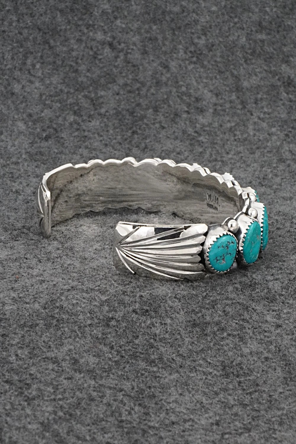 Turquoise & Sterling Silver Bracelet - Wilbert Muskett Sr.