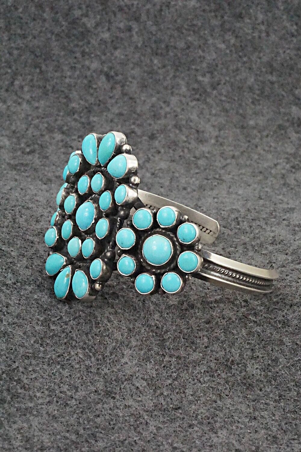 Turquoise & Sterling Silver Bracelet - Devin Brown