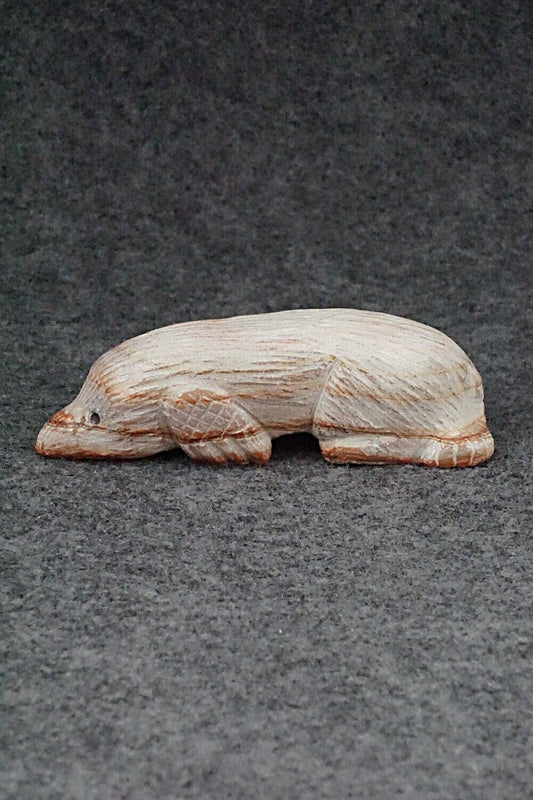 Mole Zuni Fetish Carving - Derrick Kaamasee