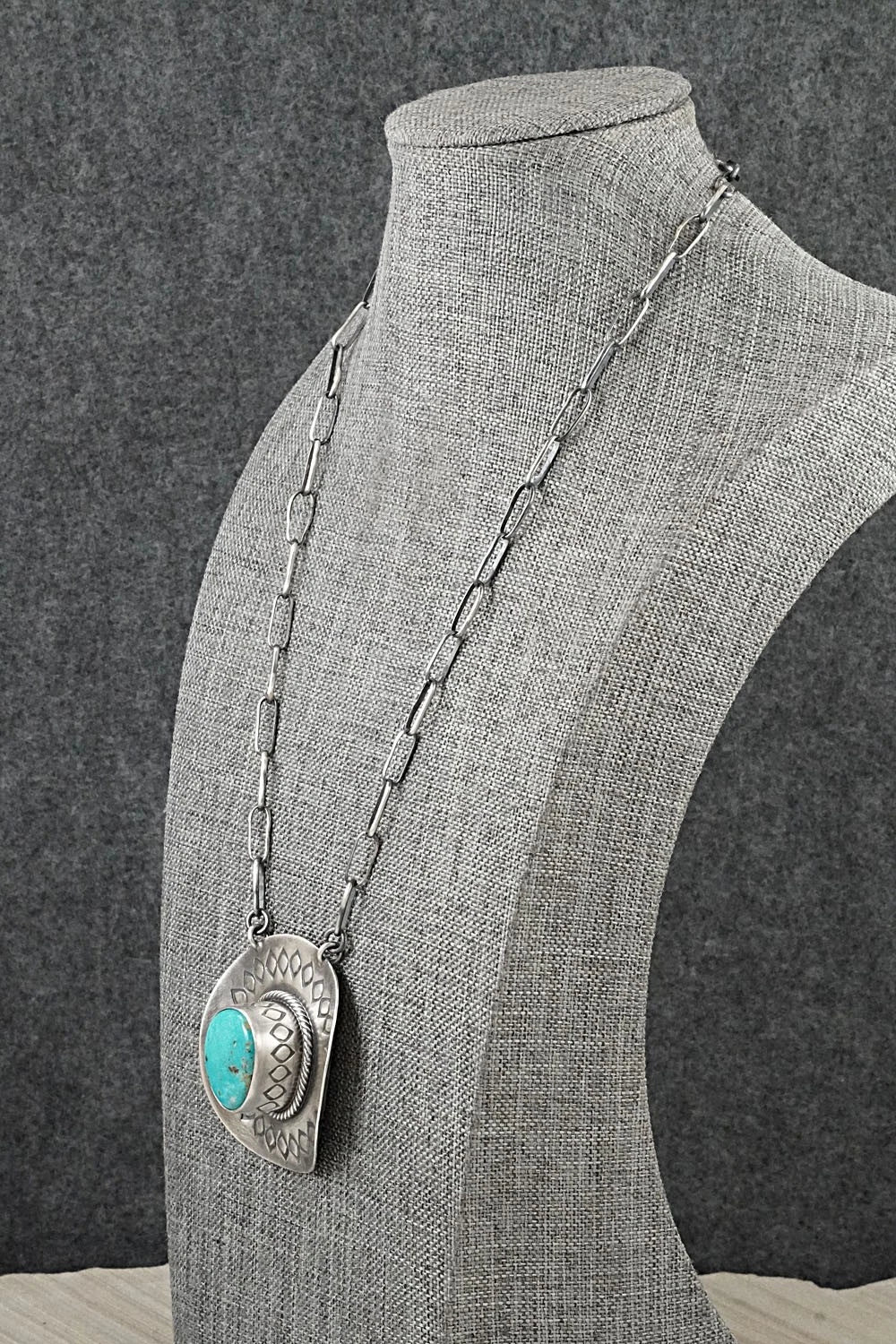 Turquoise & Sterling Silver Necklace - Randy Boyd