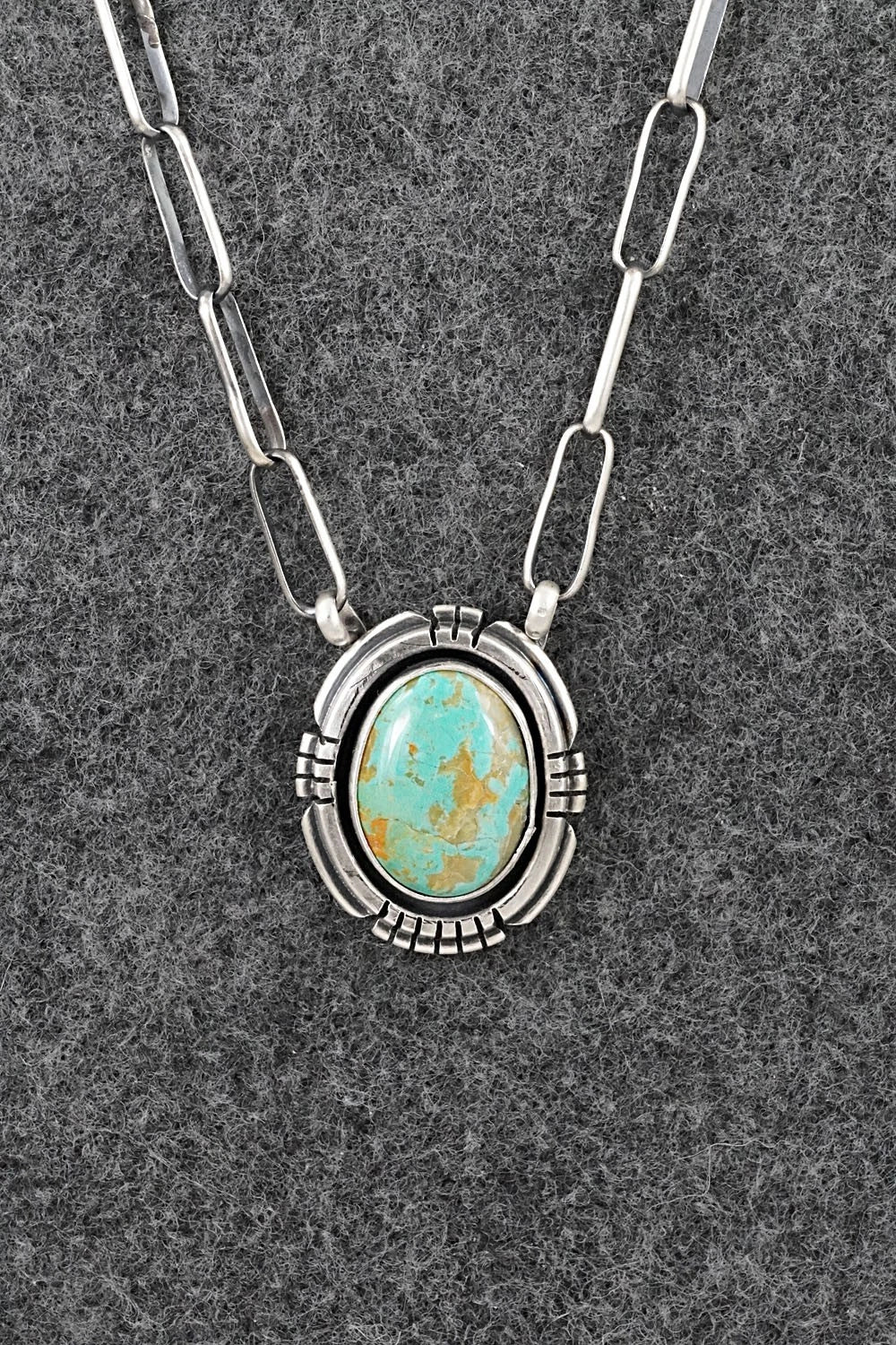 Turquoise & Sterling Silver Necklace - Daniel Benally