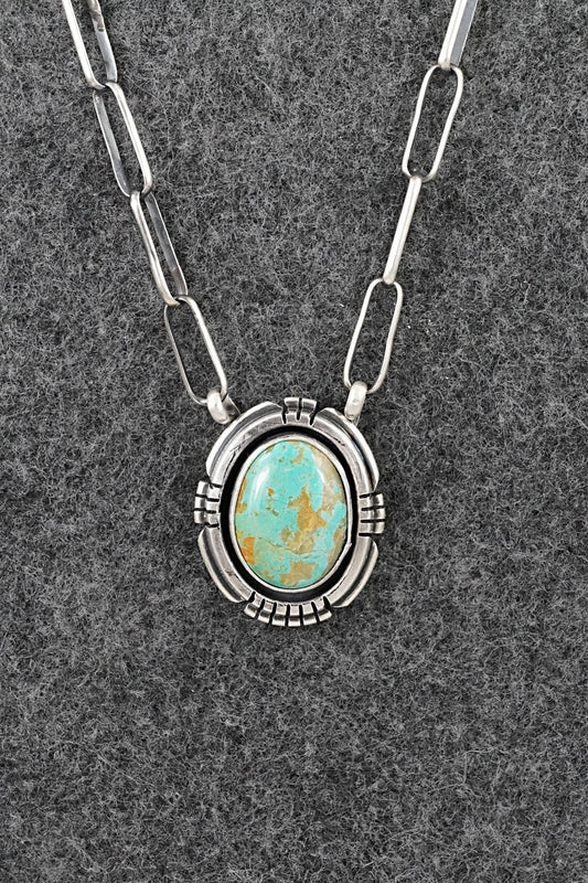 Turquoise & Sterling Silver Necklace - Daniel Benally