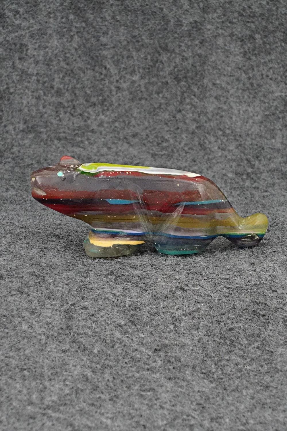 Mountain Lion Zuni Fetish Carving - David Chavez