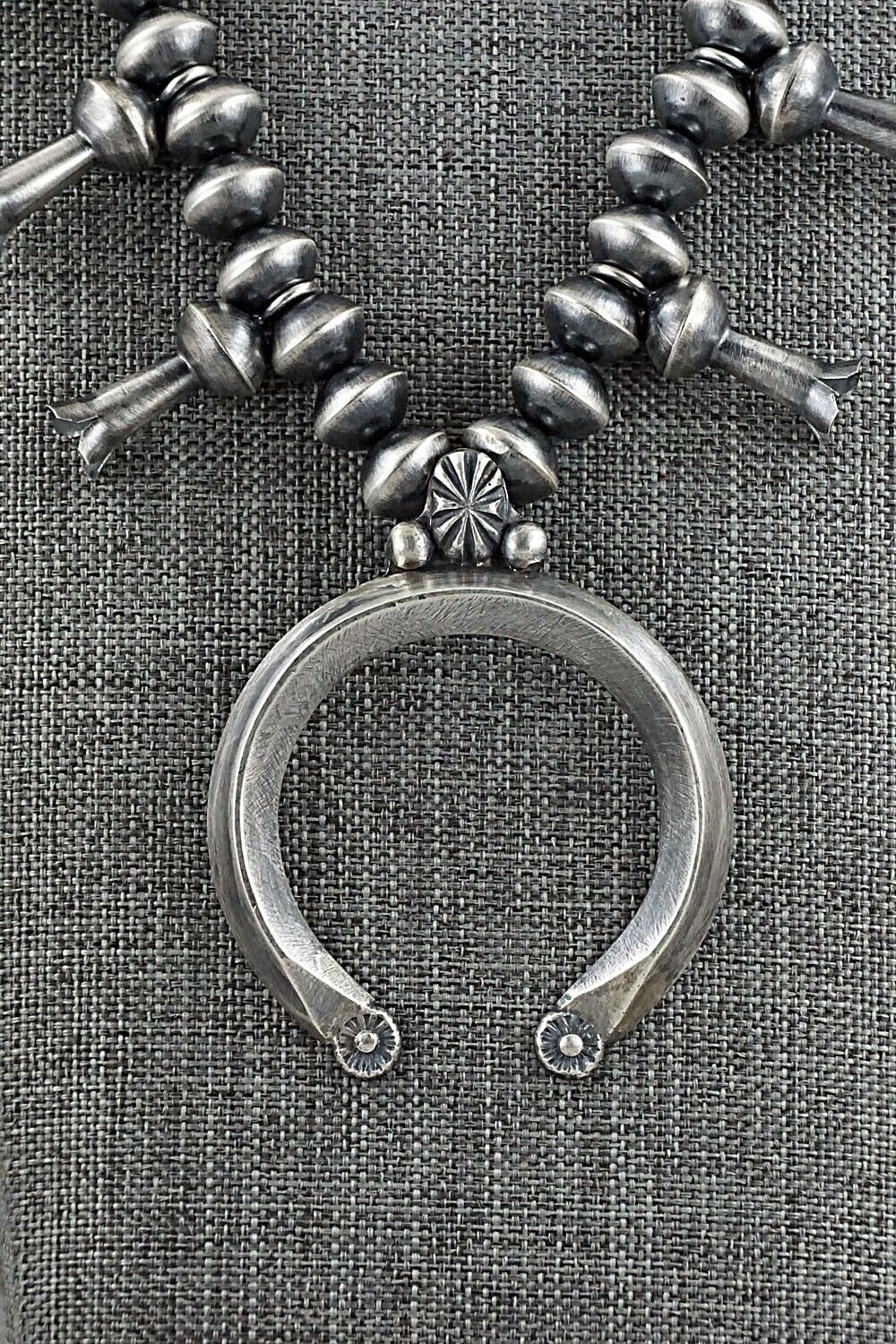 Sterling Silver Squash Blossom Necklace - Presley Haley