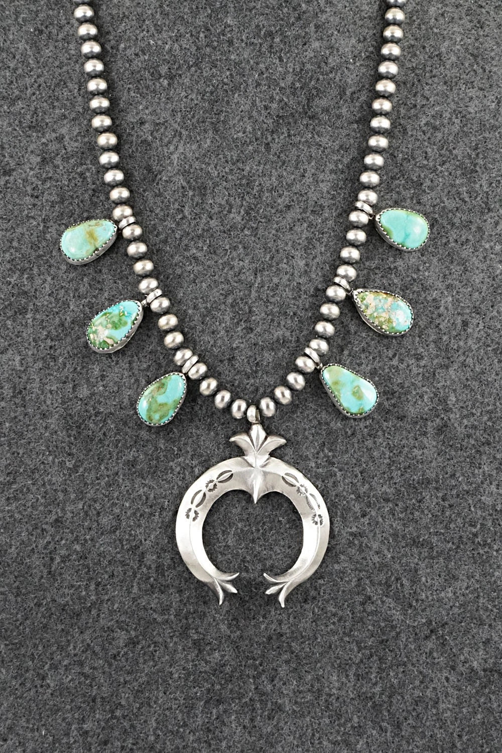 Turquoise & Sterling Silver Necklace - Latricia Largo