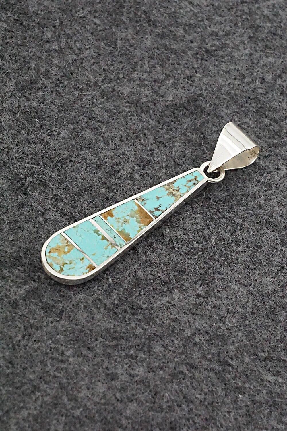 Turquoise & Sterling Silver Pendant - Harold Smith