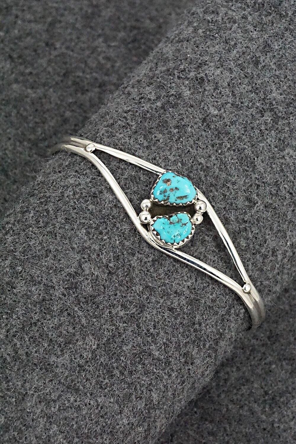 Turquoise & Sterling Silver Bracelet - Delores Jansen