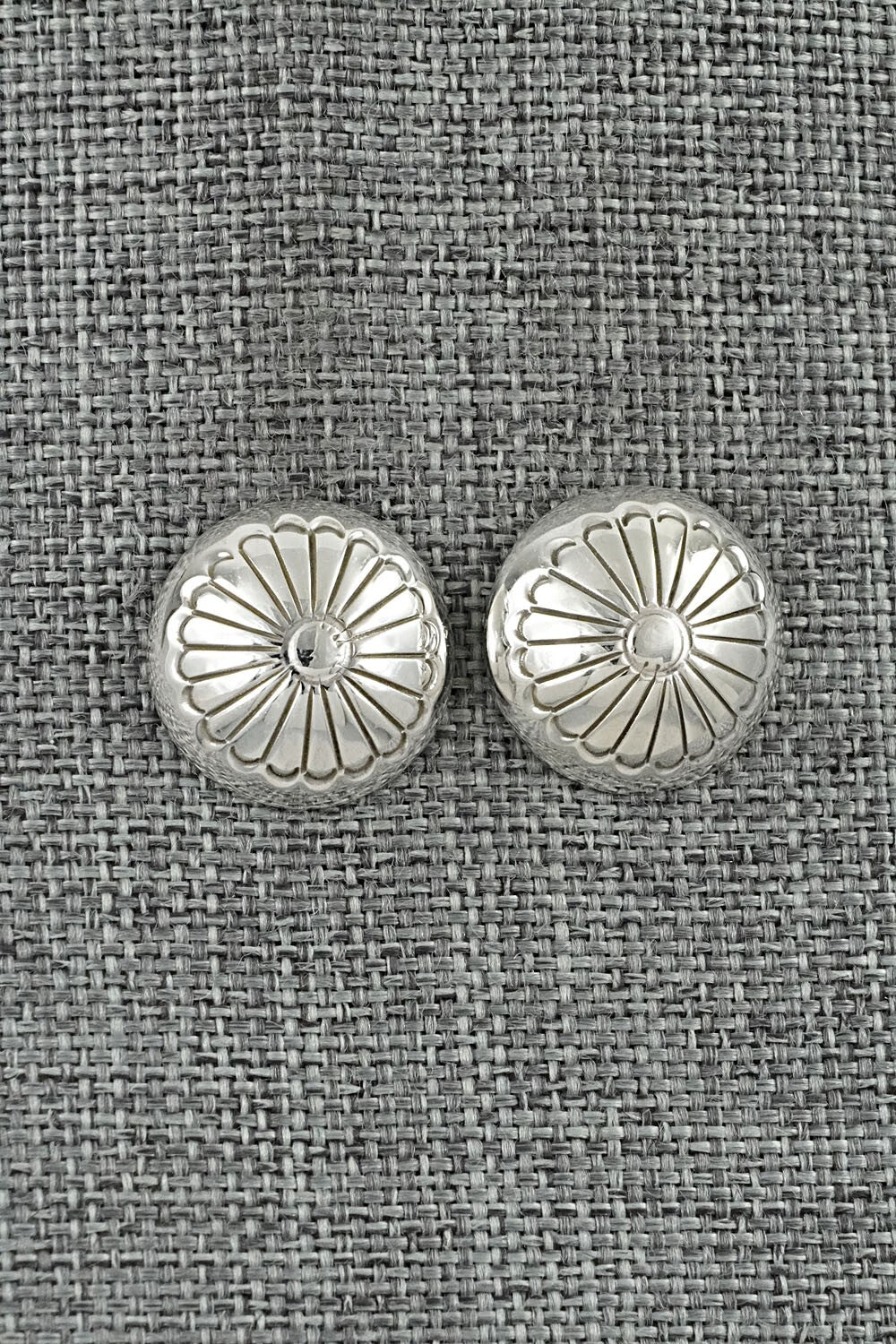 Sterling Silver Earrings - Marie Yazzie