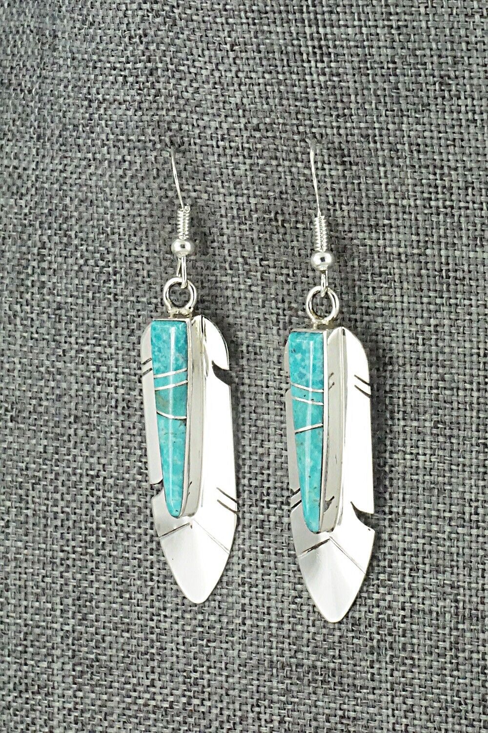 Turquoise & Sterling Silver Earrings - Marilyn Yazzie