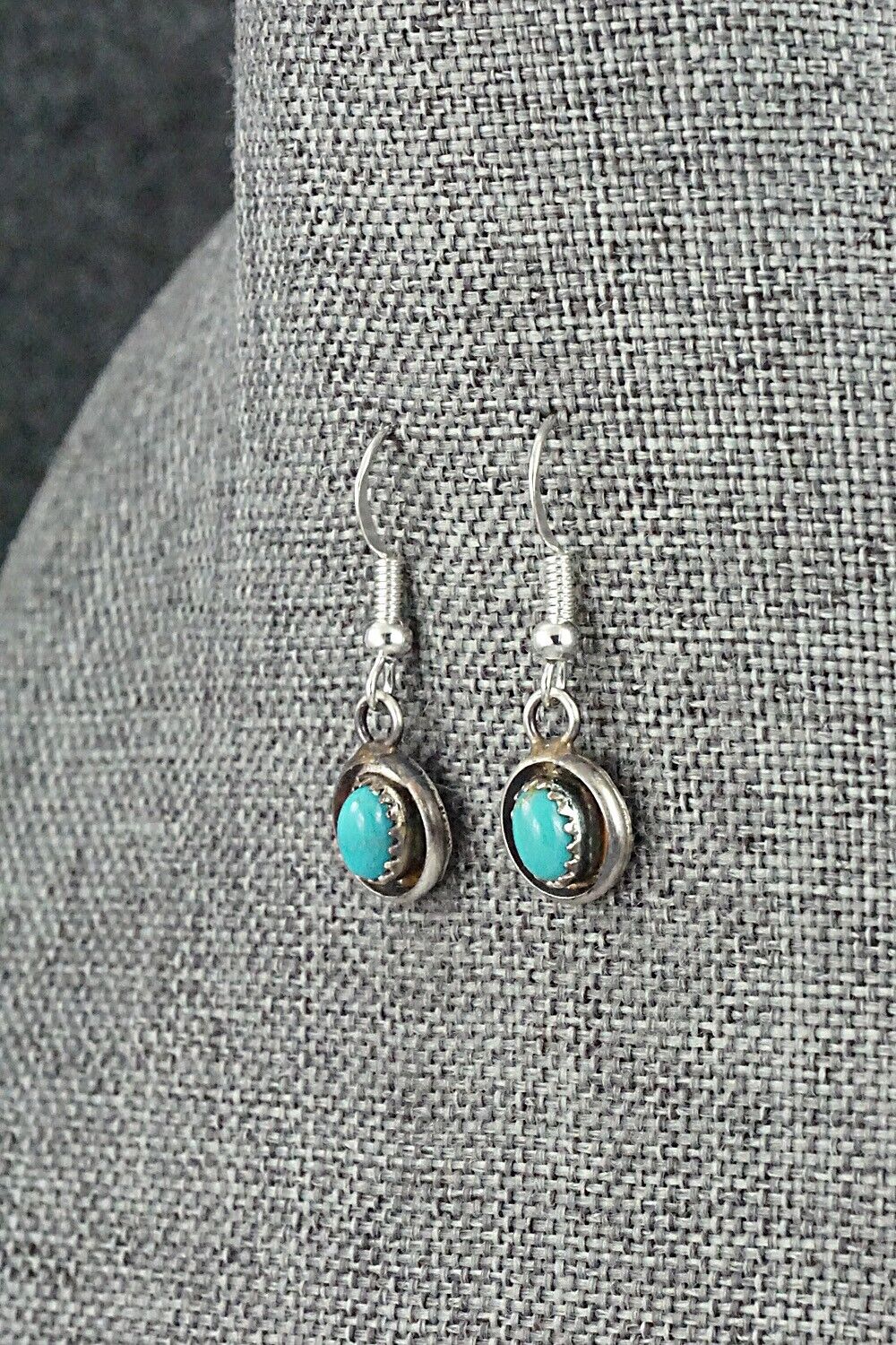 Turquoise & Sterling Silver Mini Squash Blossom Set - Phil Garcia
