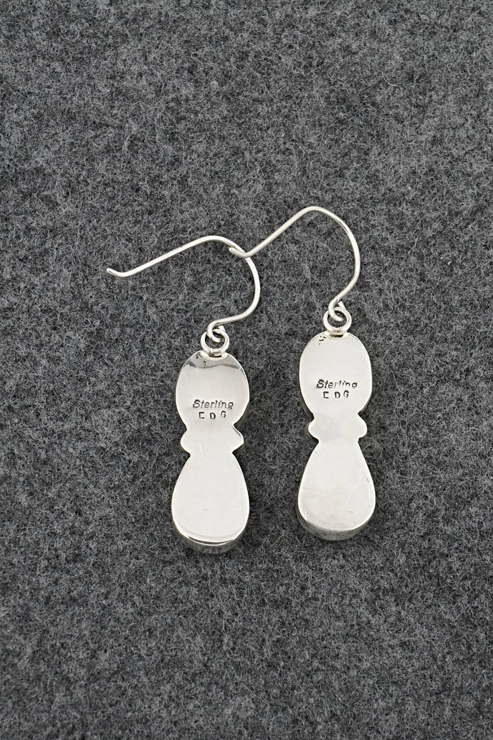 Turquoise & Sterling Silver Earrings - Eugene Gruber