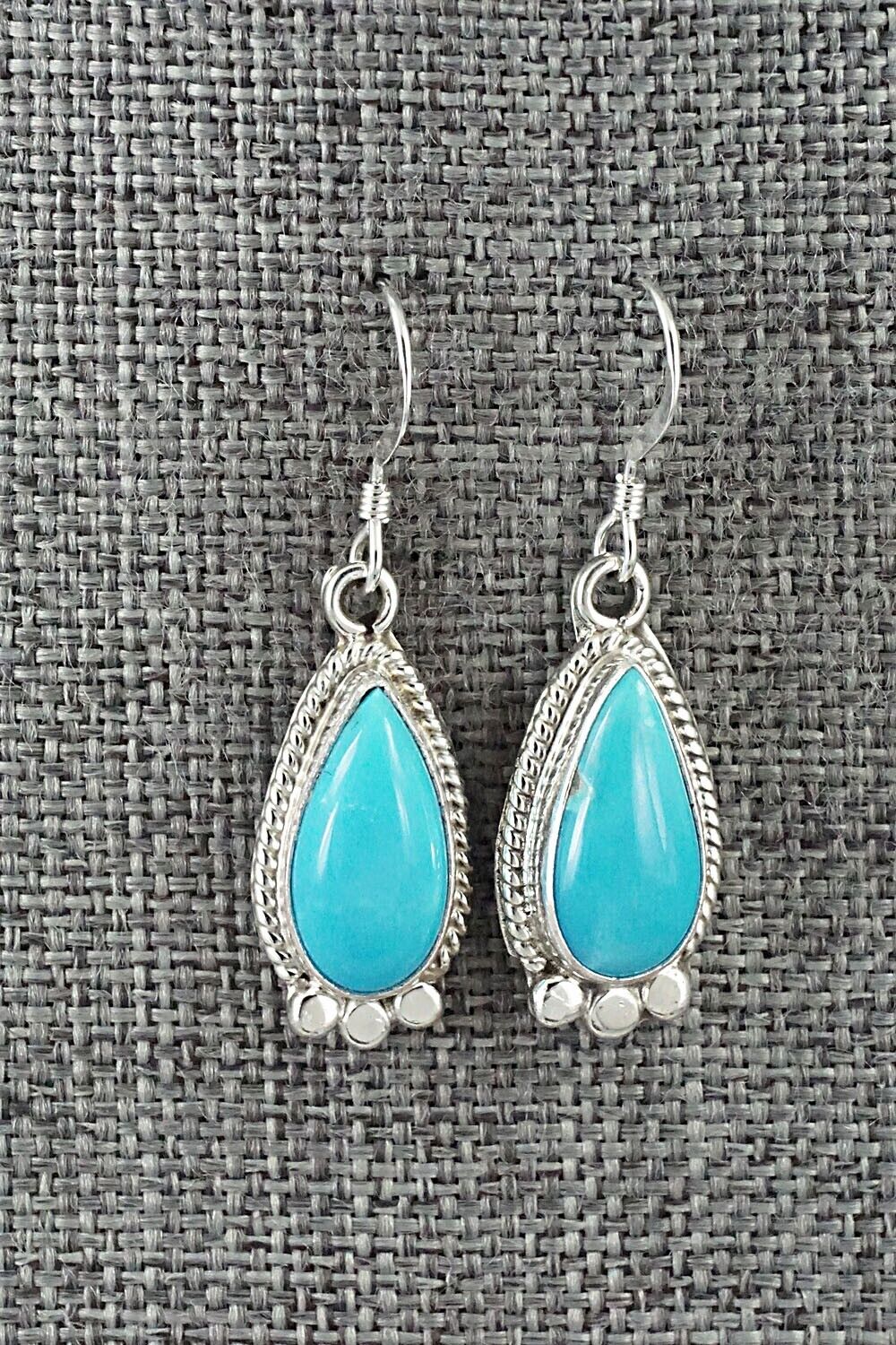 Turquoise and Sterling Silver Earrings - Sharon McCarthy