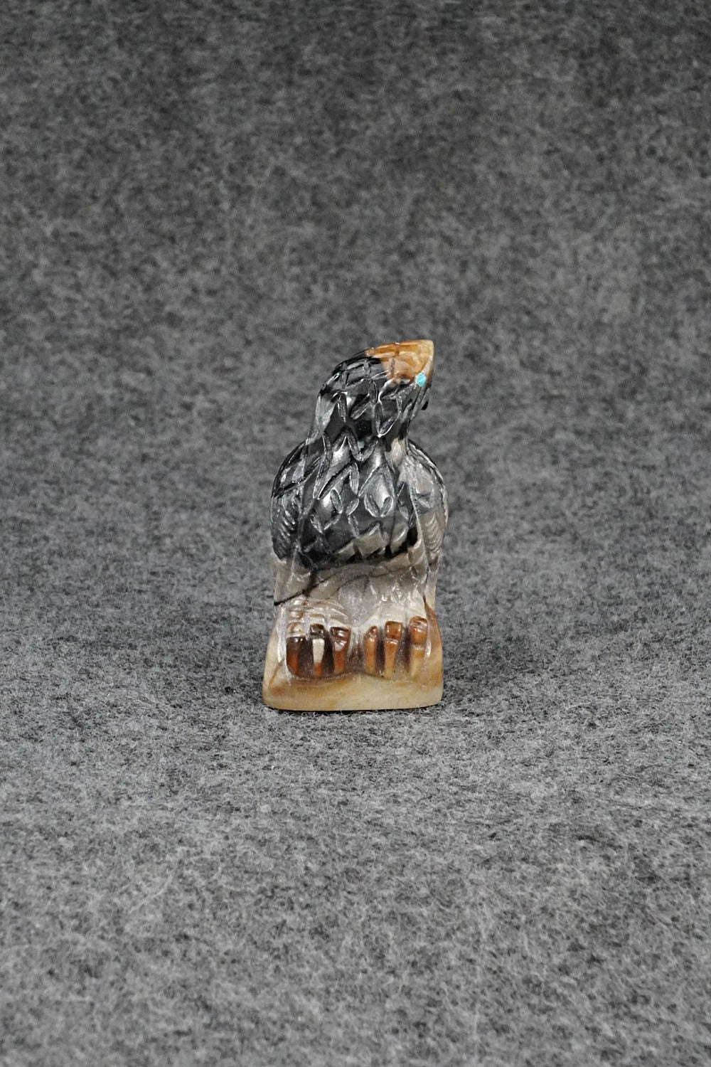 Eagle Zuni Fetish Carving - Randy Lucio