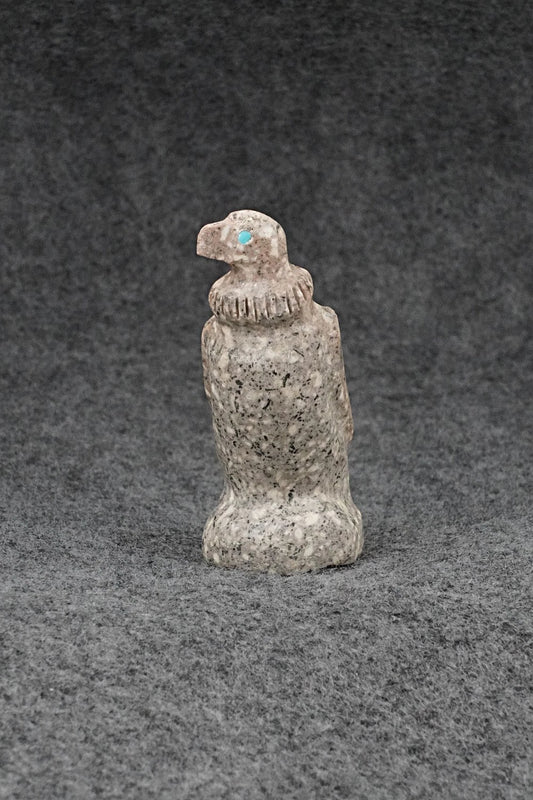 Vulture Zuni Fetish Carving - Alvin Calavaza