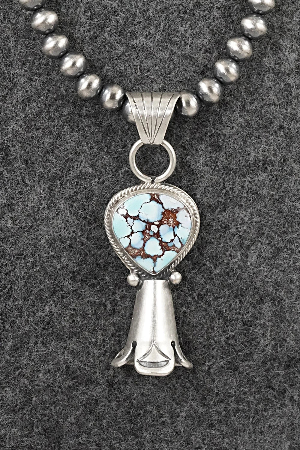 Turquoise & Sterling Silver Necklace - Sharon McCarthy