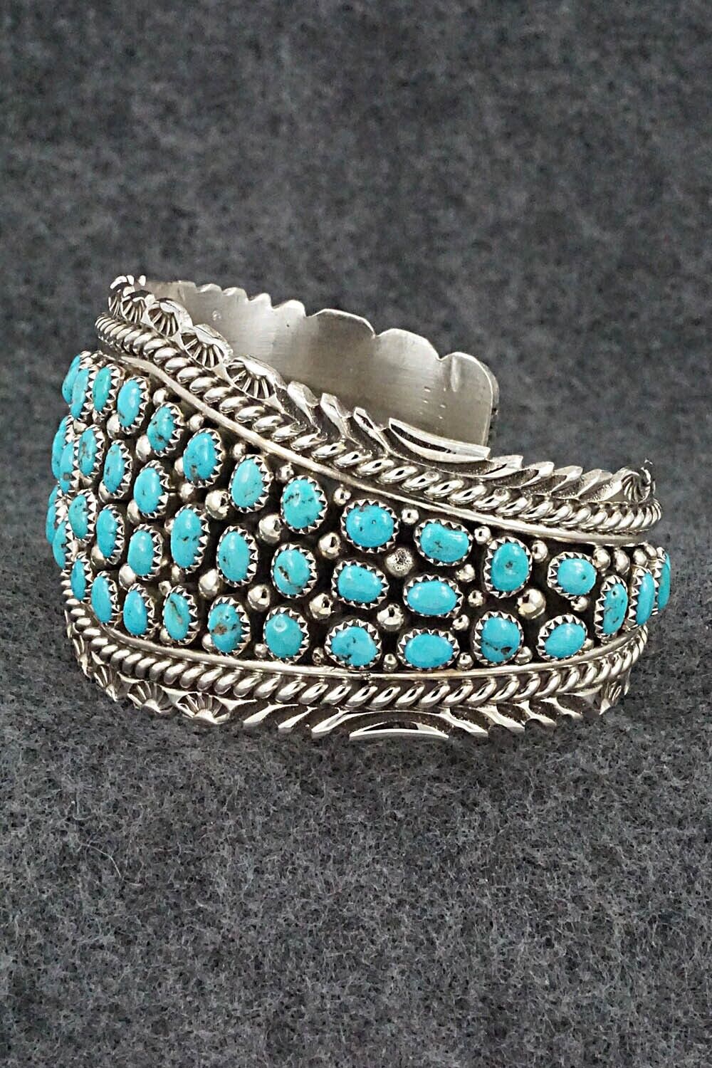 Turquoise & Sterling Silver Bracelet - Tina Jones