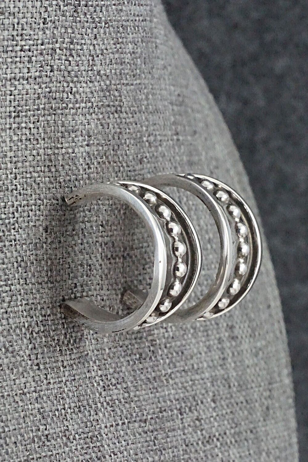 Sterling Silver Hoop Earrings - Tom Hawk
