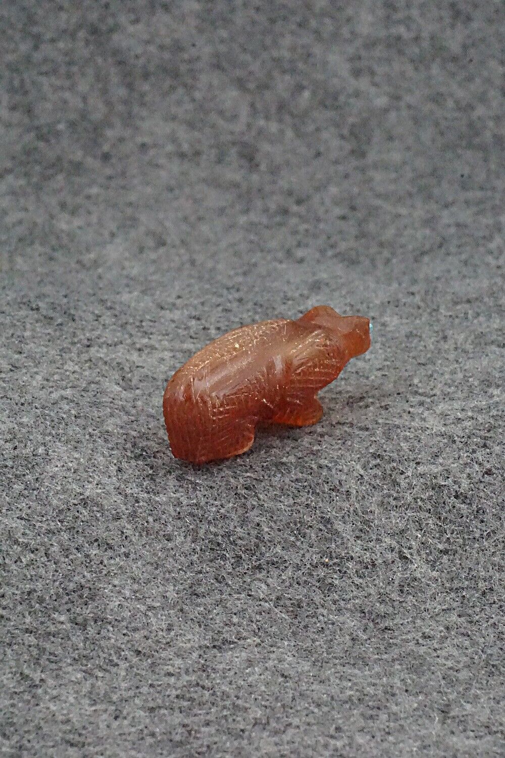 Badger Zuni Fetish Carving - Wilford Cachini