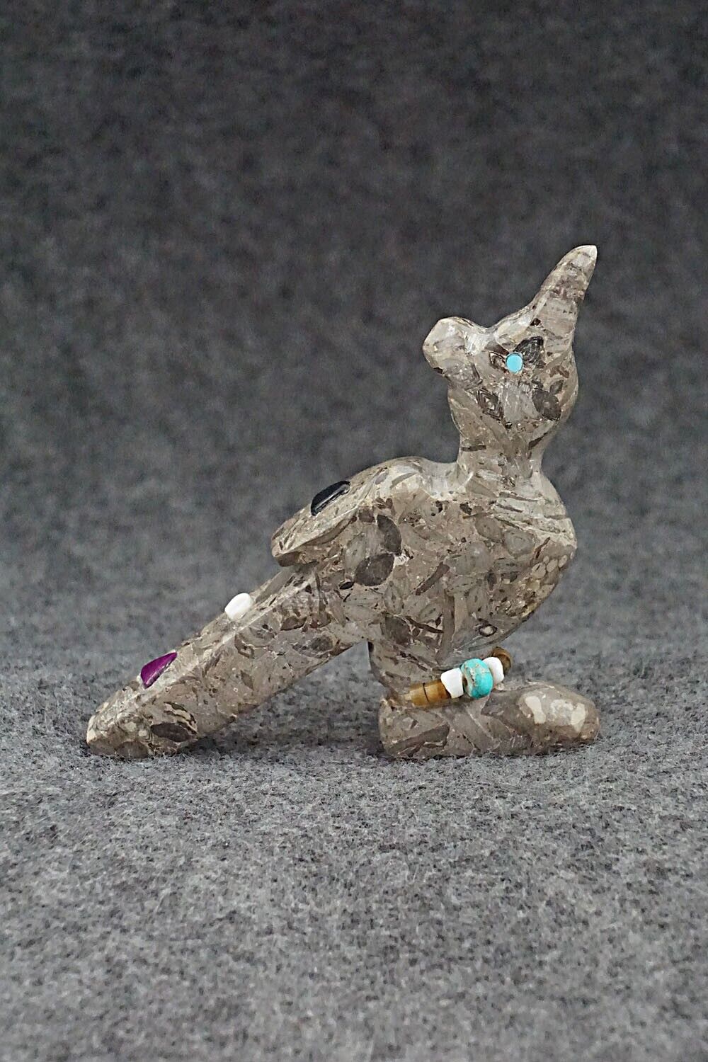 Roadrunner Zuni Fetish Carving - Fernando Laiwakete